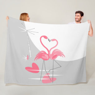 Manta Polar Flamingo Love Large Moon flee gran horizontal
