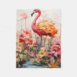 Manta Polar Flamingo Tropical Fantasy Paradise Bloom