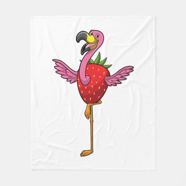 Manta Polar Flamingo with Strawberry (Anverso)