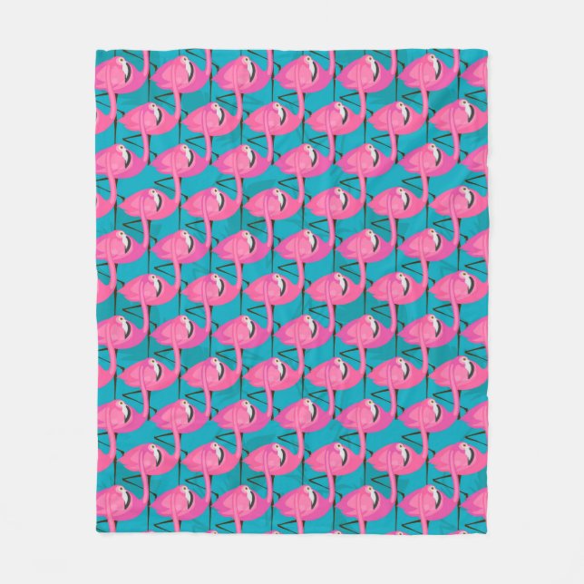 Manta Polar Flamongos de neón (Anverso)