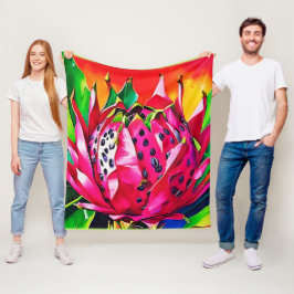 Manta Polar Flauta de fruta de dragón exótica