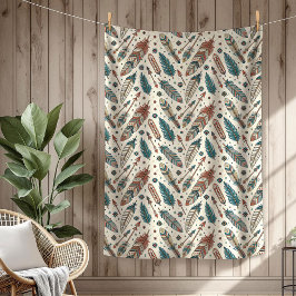 Manta Polar flecha de las plumas étnicas autóctonas de Boho Au