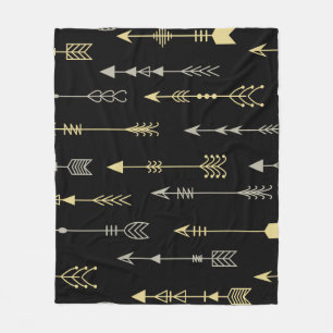 Manta Polar Flecha étnica: diseño de patrón sin foco