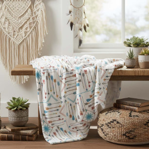 Manta Polar Flechas de Boho y Sun V11 ID748