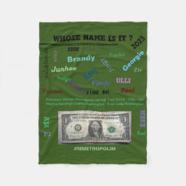 Manta Polar Fleece BABY BLANKET Unisex 30X40 in. /mmetropolim