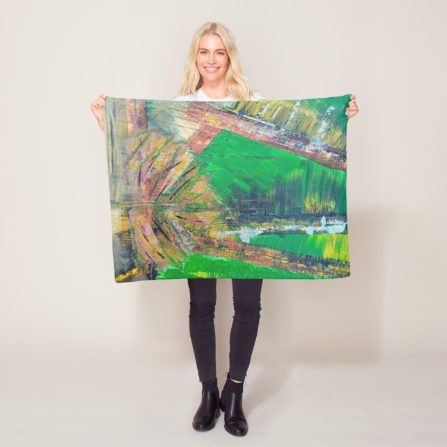 Manta Polar Fleece Blanket (In situ)