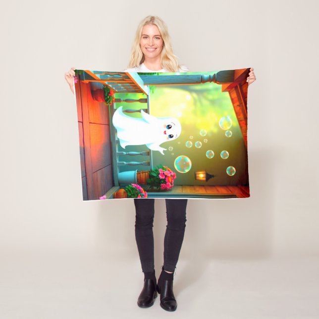 Manta Polar Fleece Blanket (In situ)