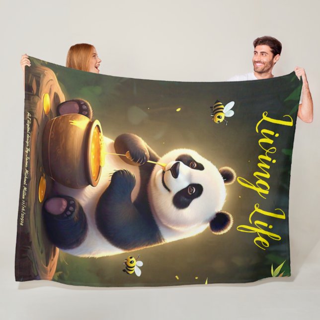 Manta Polar Fleece Blanket (In situ)