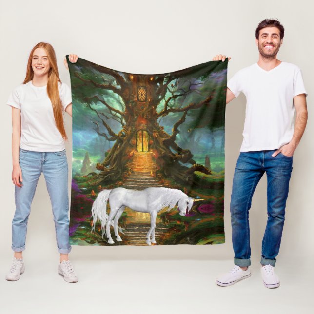 Manta Polar Fleece Blanket (In situ)