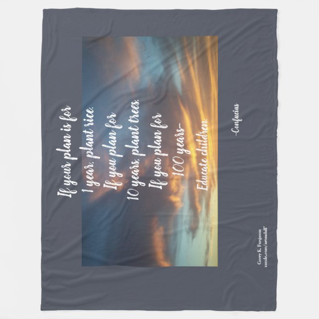 Manta Polar Fleece Blanket (Anverso)