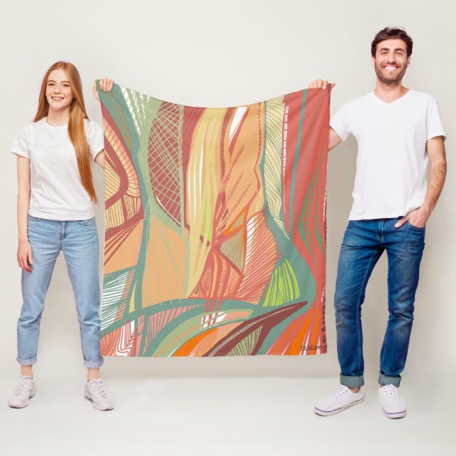 Manta Polar Fleece Blanket (In situ)