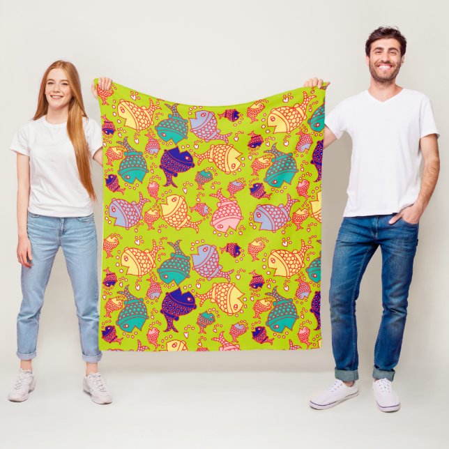 Manta Polar Fleece Blanket (In situ)