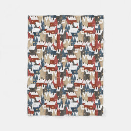 Manta Polar Fleece Blanket 76,2cmx101,6cm - Christmas Pattern