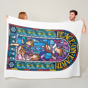 Manta Polar Fleece Blanket (80 en x 60 pulgadas) Paz en la Tie