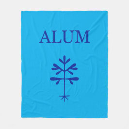Manta Polar Fleece Blanket, Alum Blue
