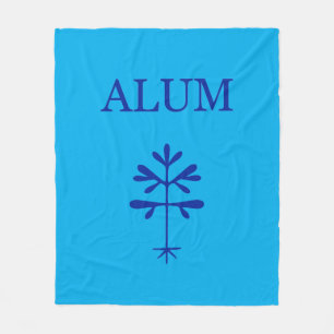 Manta Polar Fleece Blanket, Alum Blue