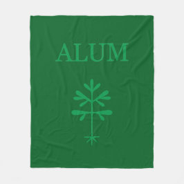 Manta Polar Fleece Blanket, Alum Green