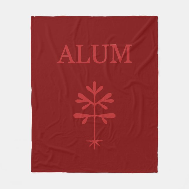 Manta Polar Fleece Blanket, Alum Red (Anverso)