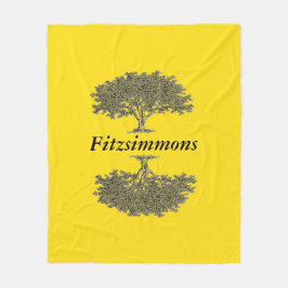 Manta Polar Fleece Blanket - Árboles reflejados