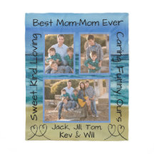 Fleece Blanket "Beach Please" Photo Blanket