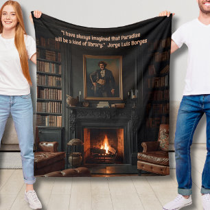 Manta Polar Fleece Blanket Bookish Gift para la biblioteca Lov
