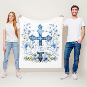 Manta Polar Fleece Blanket Christian Faith en pleno auge