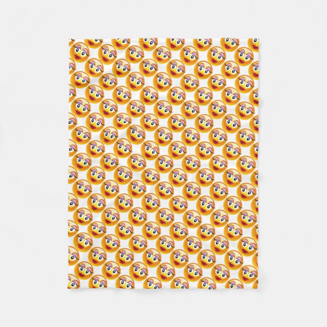 Manta Polar Fleece Blanket/Emoticons (Anverso)