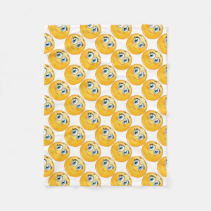 Manta Polar Fleece Blanket/Emoticons
