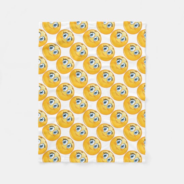 Manta Polar Fleece Blanket/Emoticons (Anverso)