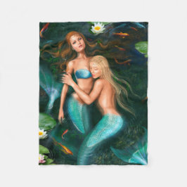 Manta Polar Fleece Blanket, Fantasía hermosas sirenas