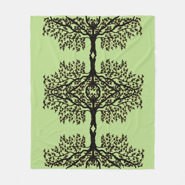 Manta Polar Fleece Blanket - Fragile Branches (Anverso)