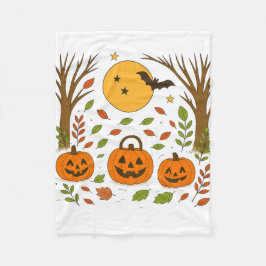 Manta Polar Fleece blanket Halloween