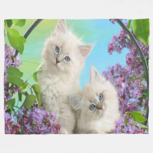 Manta Polar Fleece Blanket/Kittens
