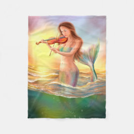 Manta Polar Fleece Blanket, la sirena de fantasía juega con el