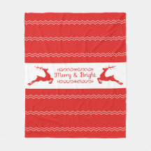 Fleece Blanket Navidades de Woodland