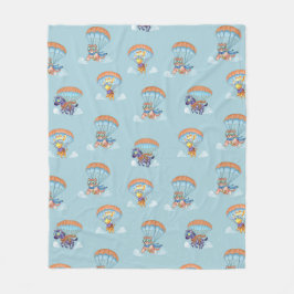 Manta Polar Fleece Blanket Parachute Zoo