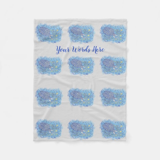 Manta Polar Fleece Blanket, Personalizado de apoyo de Archange (Anverso)