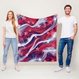 Manta Polar Fleece Blanket, Personalizado de bandera estadouni