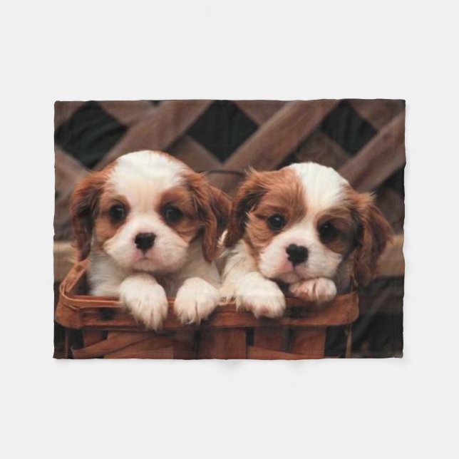 Manta Polar Fleece Blanket/Puppies (Frente (Horizontal))