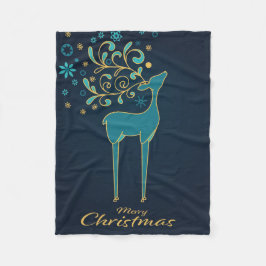 Manta Polar Fleece Blanket | Renos | Feliz Navidad