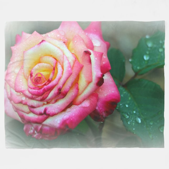 Manta Polar Fleece Blanket/Rosa (Frente (Horizontal))