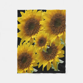 Manta Polar Fleece Blanket Sunflower