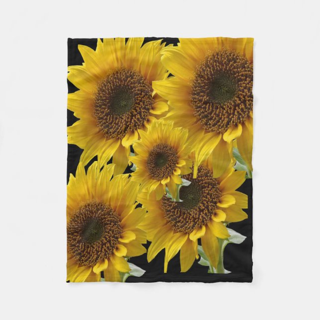 Manta Polar Fleece Blanket Sunflower (Anverso)