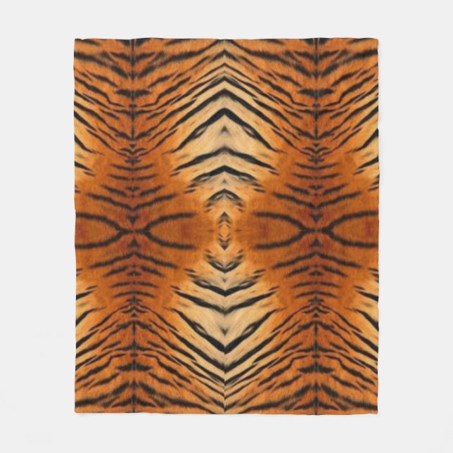 Manta Polar Fleece Blanket Tiger style  (Anverso)