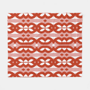 Manta Polar Fleece Blanket, un diseño de tela roja clásico de