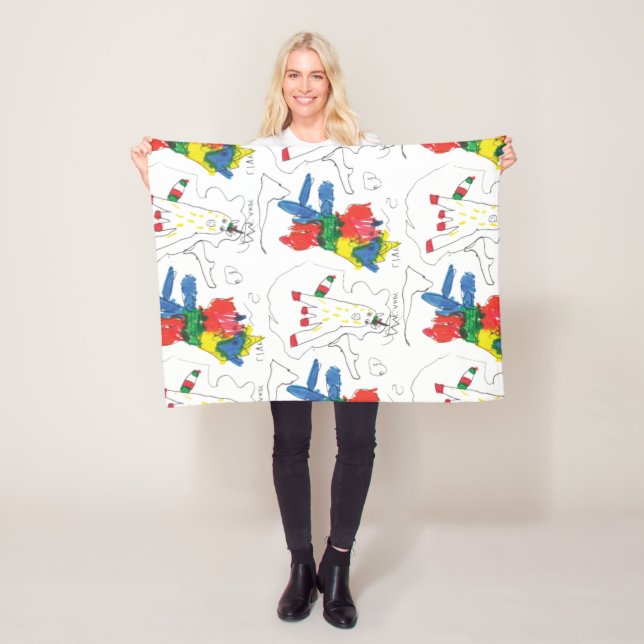 Manta Polar Fleece Blanket, una obra de arte inspirada en la c (In situ)