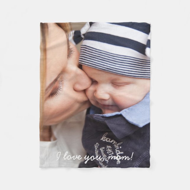 Manta Polar Fleece Blankets Únicos Regalos Para Mamá (Anverso)