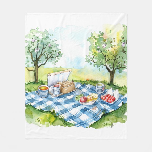 Manta Polar Fleece Picnic Blanket (Anverso)