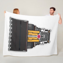 Fleecedecke mit "Lady Loader" Grafik