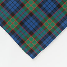 Fletcher Clan Brillante Tartán Azul y Verde